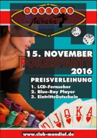 K640 Poker Party Mondial Köln Saunaclub
