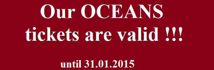 OCEANS ticket valid